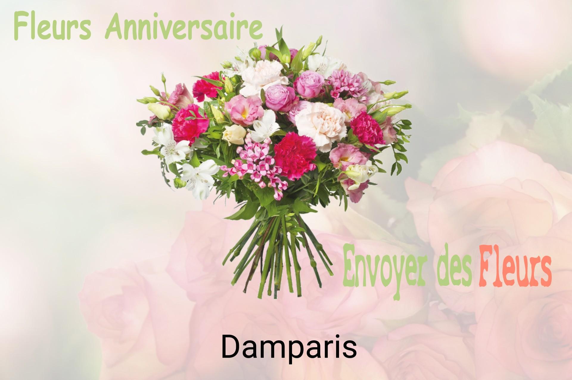 Bouquet de fleurs d’anniversaire livré à Damparis