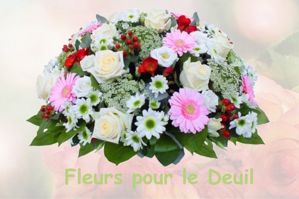 fleurs deuil DAMPARIS